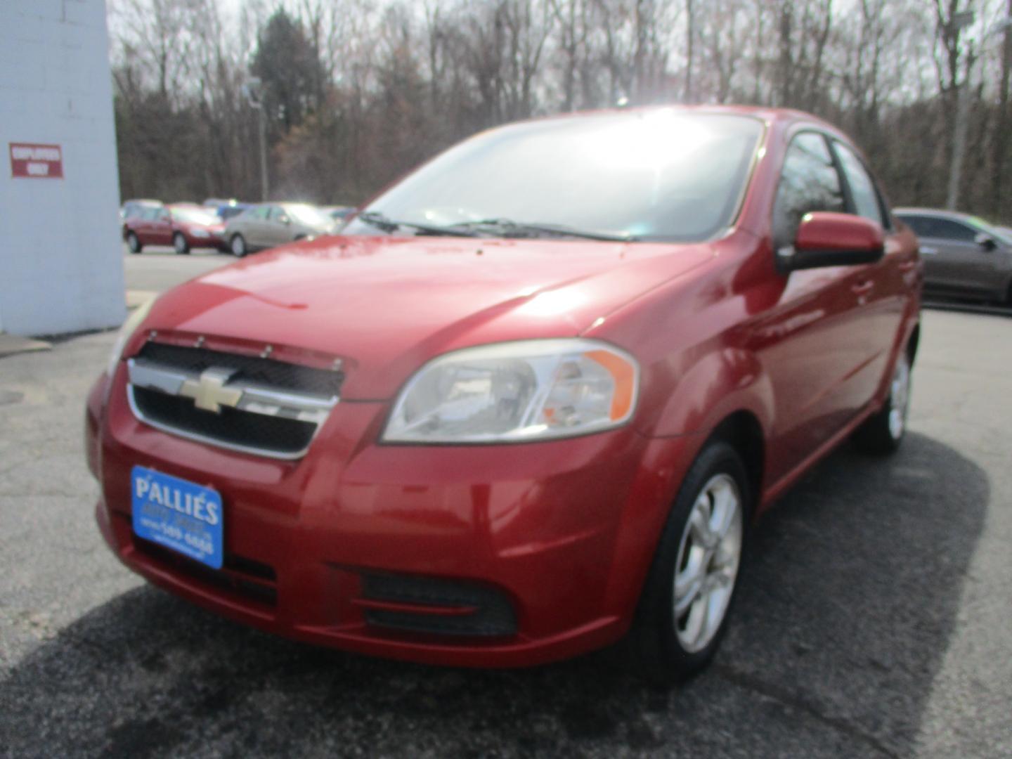 2011 RED Chevrolet Aveo (KL1TD5DE6BB) with an 1.6L L4 DOHC 16V engine, AUTOMATIC transmission, located at 540a Delsea Drive, Sewell, NJ, 08080, (856) 589-6888, 39.752560, -75.111206 - Photo#1